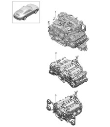 Motor de repuesto 991.2 Carrera 2017-19