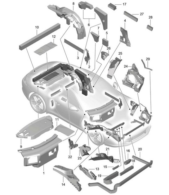 Diagram 807-080 Porsche Cayenne V6 3.0L Diesel 245HP 