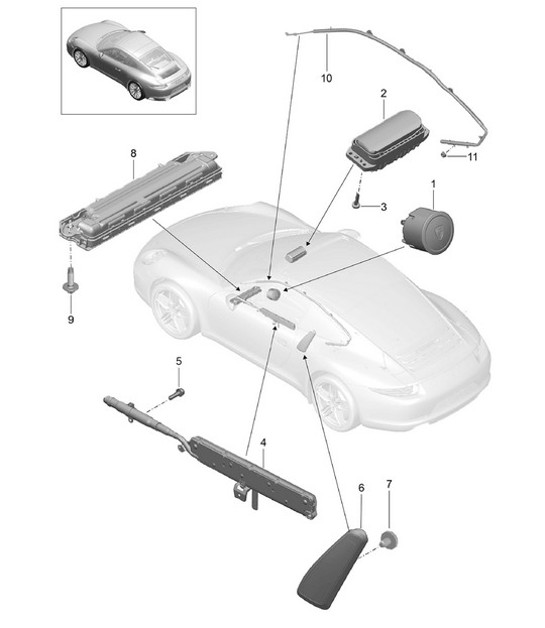 Diagram 812-050 Porsche  