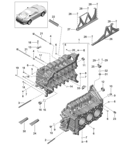 Diagram 101-010 Porsche Taycan Turbo S 