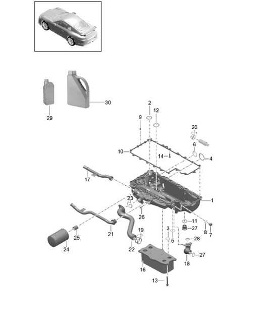 Diagram 104-050 Porsche Macan Gasolina 2.0L V4 237 CV Motor