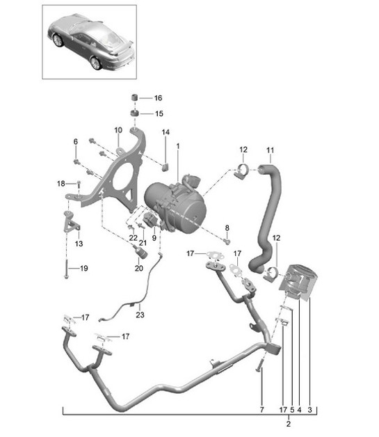 Diagram 108-000 Porsche Cayenne S V6 2.9L benzina 440 CV 
