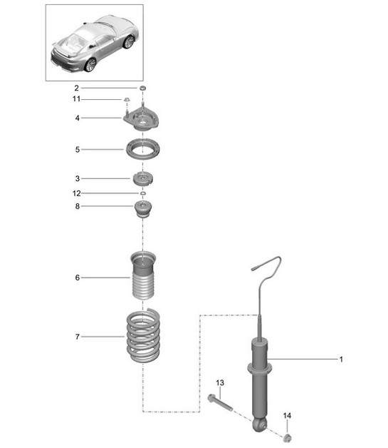 Diagram 502-001 Porsche  