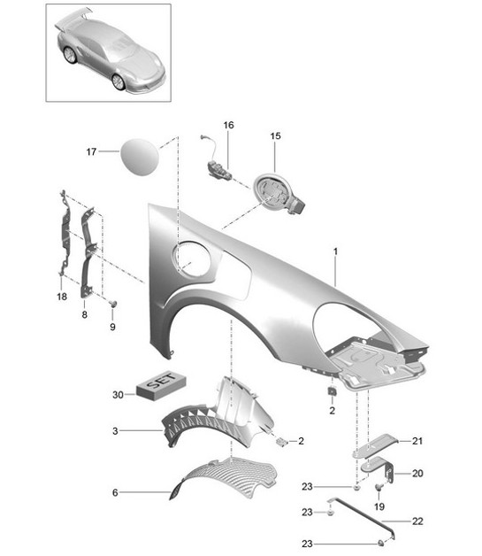 Diagram 801-042 Porsche  