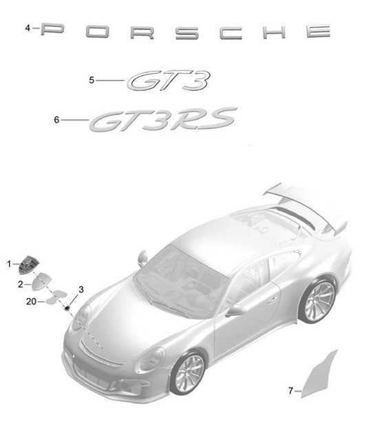 Diagram 810-000 Porsche Panamera Turbo S E-Hybrid V8 4.0L 4WD 