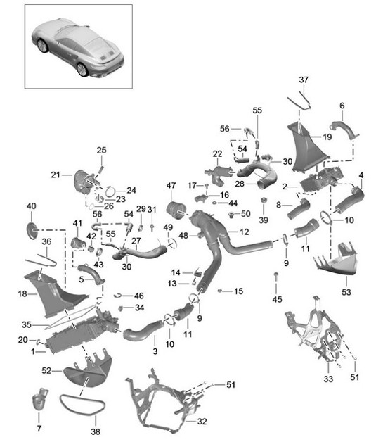 Diagram 107-020 Porsche Macan (95B) MK2 2019-2021 