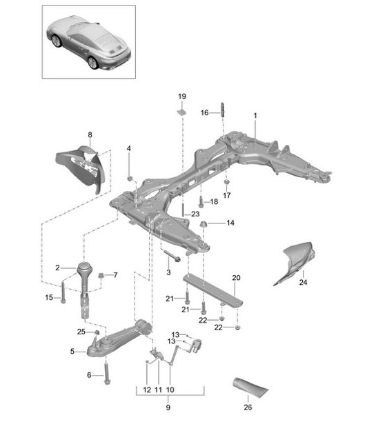 Diagram 401-002 Porsche  