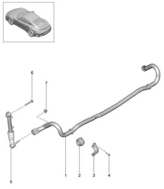 Diagram 501-004 Porsche  
