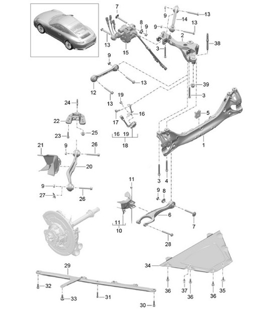 Diagram 501-011 Porsche  
