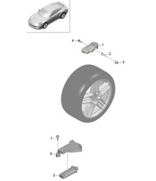 tyre pressure control system - PR:482,483 - 991 Turbo 2017>>