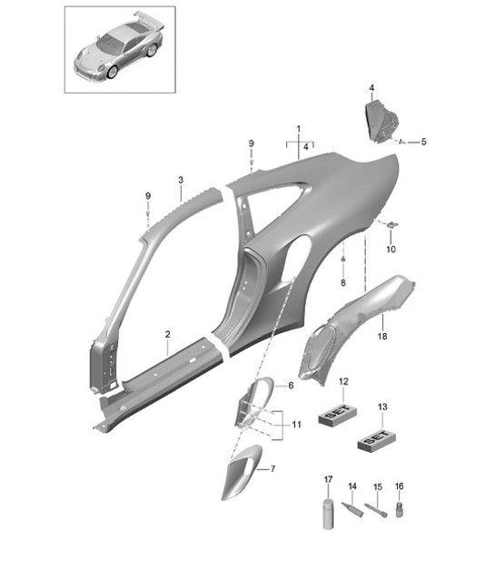 Diagram 801-057 Porsche  