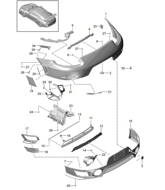 Diagram 802-017 Porsche  