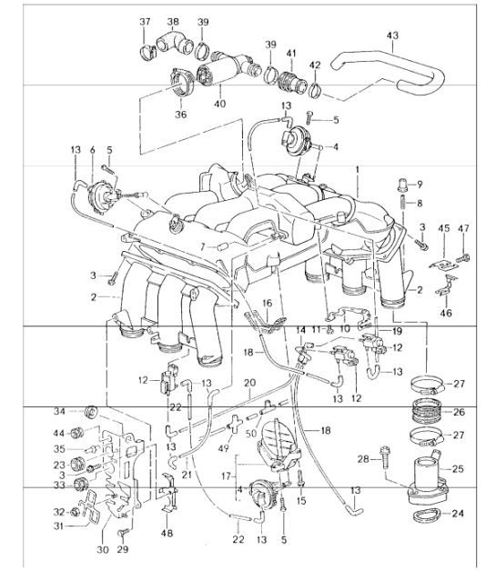 Diagram 107-12 Porsche Boxster 718 (982) 2017>> Motor