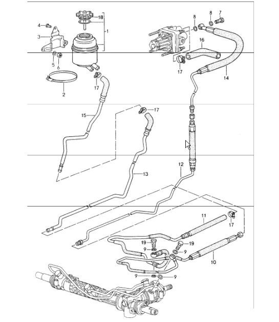Diagram 403-01 Porsche Cayenne Turbo S V8 4.8L Gasolina 550 CV 