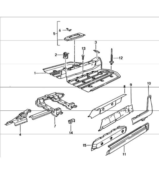Diagram 801-20 Porsche Boxster T 718 2.0L Manual (300 Bhp) Body