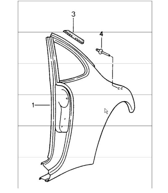 Diagram 801-55 Porsche 992 涡轮增压 S Cabriolet 3.8L 