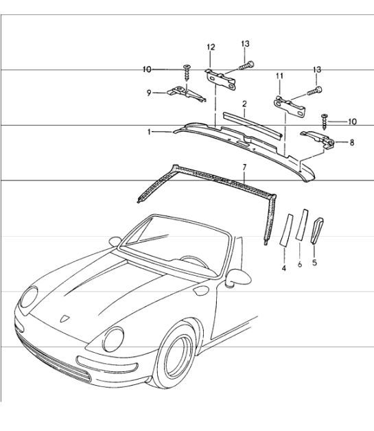Diagram 811-05 Porsche Panamera 4S V6 3.0L 4WD Executive 