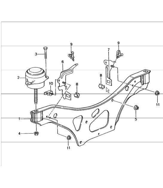 Diagram 109-00 Porsche Panamera Diesel V6 3.0L (250 pk) 