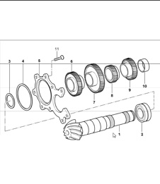 gears and shafts 996 CARRERA 2/4 G96.00/30/01/31  1998-05