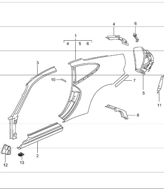 Diagram 801-55 Porsche  