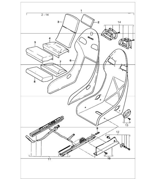 Diagram 817-90 Porsche Cayenne V6 3.0L Benziner 340 PS 