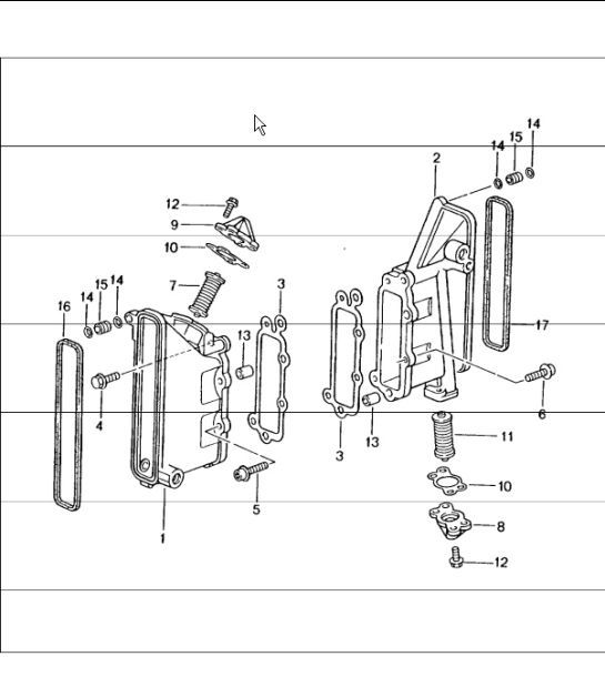 Diagram 103-05 Porsche 991 Turbo 3.8L (520bhp) Engine