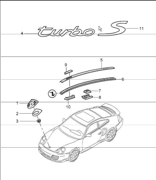 Diagram 810-00 Porsche  