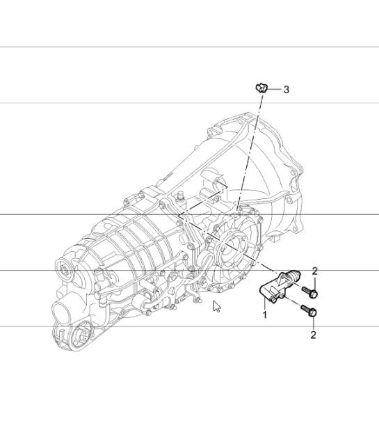Diagram 301-05 Porsche Cayenne MK2 (957) 2007-2010 Übertragung