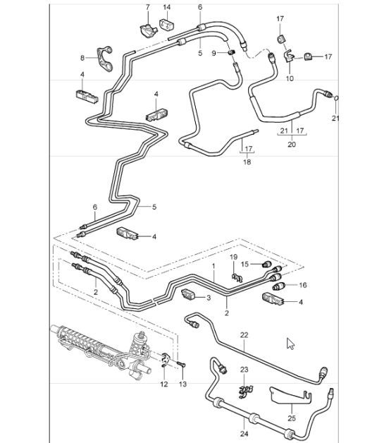 Diagram 403-01 Porsche  