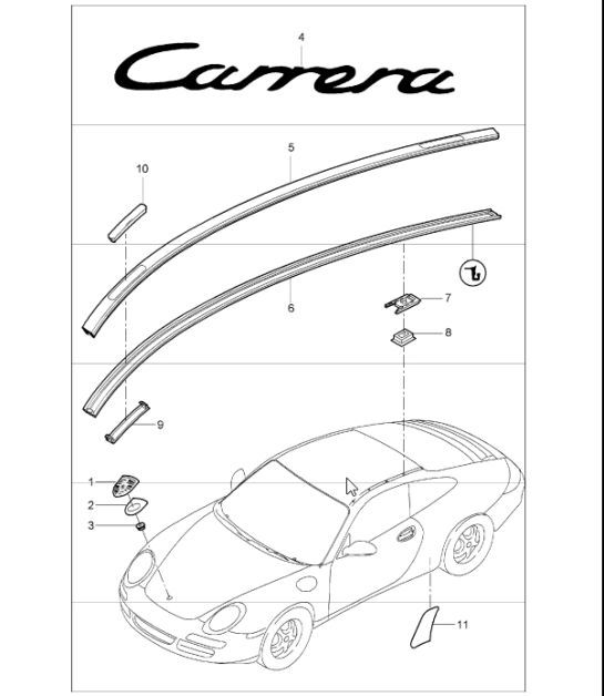 Diagram 810-00 Porsche Cayenne S 4.5L V8 2003>> Body