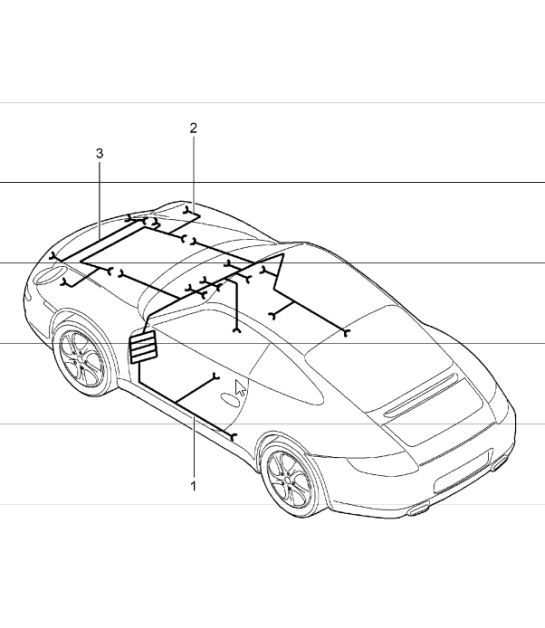 Diagram 902-10 Porsche Boxster GTS 718 4.0L Manual (400 pk) Elektrische apparatuur