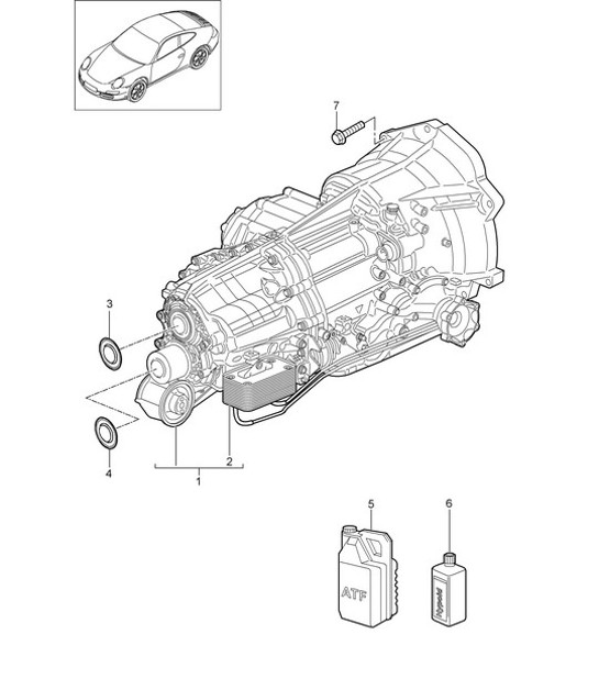 Diagram 320-000 Porsche Panamera 971 MK2 (2021-2023) 