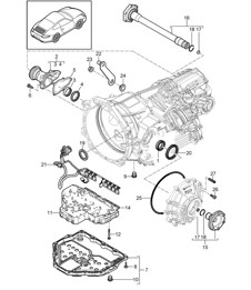 - PDK - Getriebe / Einzelteile - CG100,CG130 - 997.2 Carrera 2009-12