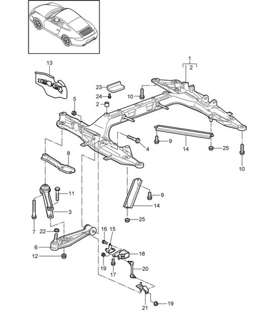 Diagram 401-000 Porsche Cayenne 9YB 2023>> 