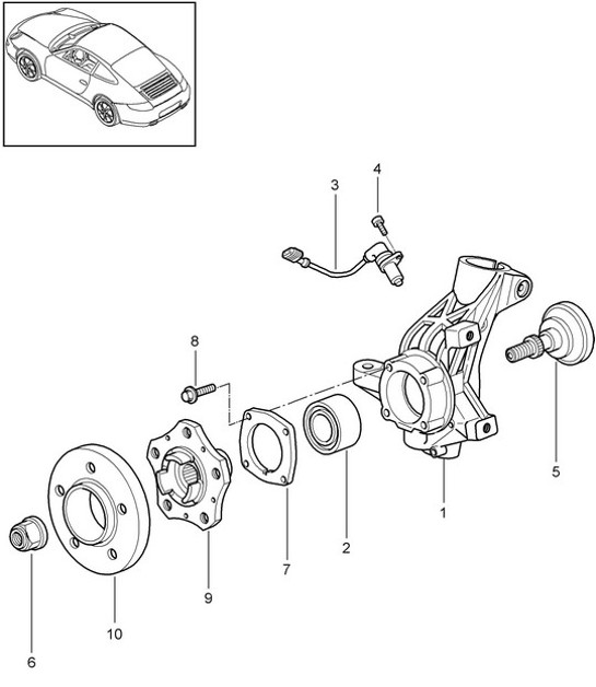 Diagram 401-005 Porsche Panamera Turbo S E-Hybrid 4.0L V8 