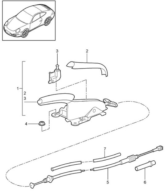 Diagram 701-005 Porsche  