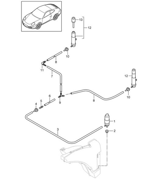 Diagram 904-020 Porsche  