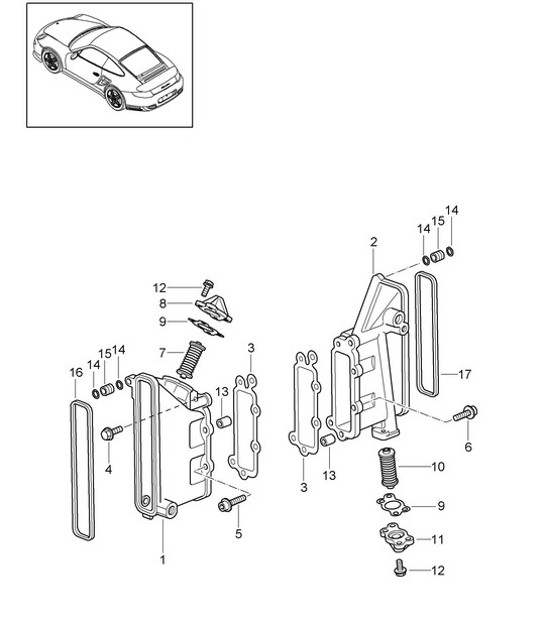Diagram 103-007 Porsche Panamera Turbo V8 Executive 