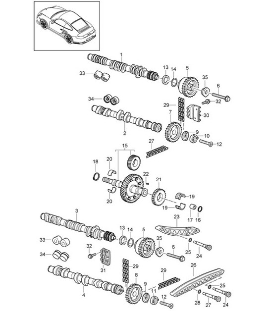 Diagram 103-017 Porsche  