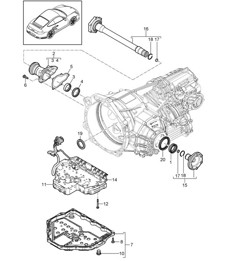 - PDK - Getriebe / Einzelteile - 997.2 Turbo 2010-13