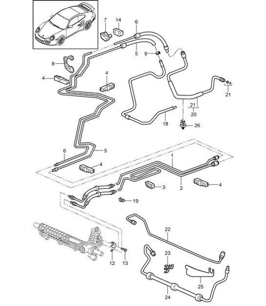 Diagram 403-001 Porsche  