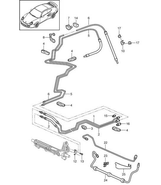 Diagram 403-002 Porsche  
