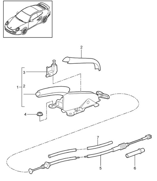 Diagram 701-005 Porsche  