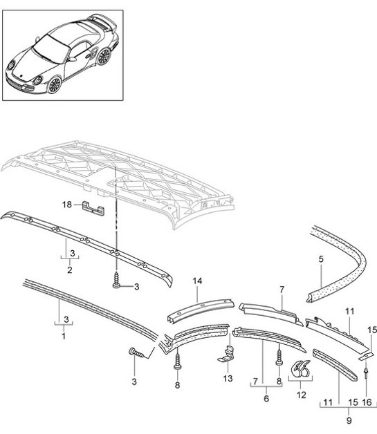 Diagram 811-020 Porsche  