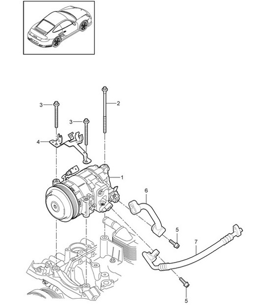 Diagram 813-015 Porsche Panamera 970 MK2（2014-2016年） 