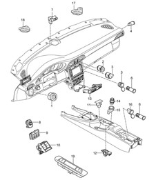 Schalter 997.2 Turbo / GT2 RS 2010-13