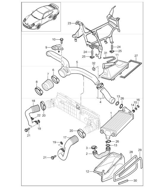 Diagram 107-20 Porsche Boxster 718 (982) 2017>> Motore