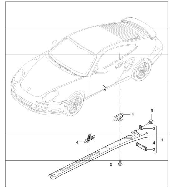 Diagram 810-05 Porsche Panamera GTS V8 4.8L 4WD (440 ch) 