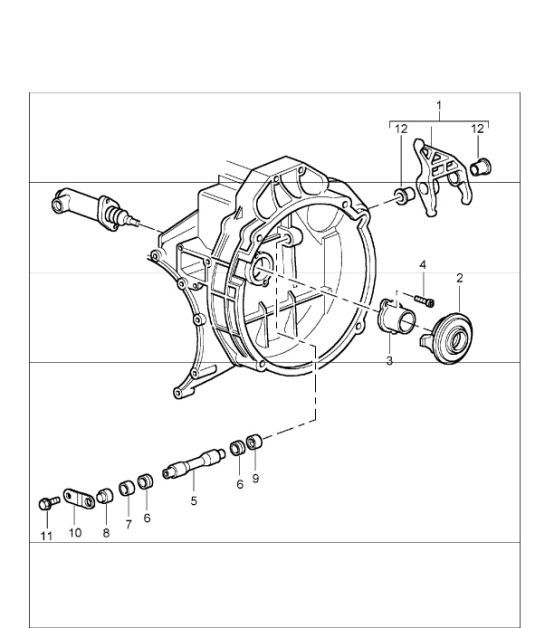 Diagram 301-05 Porsche Macan S Benziner 3.0L V6 340 PS Übertragung