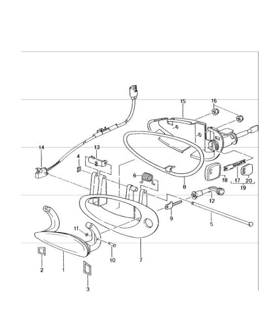 Diagram 804-20 Porsche  